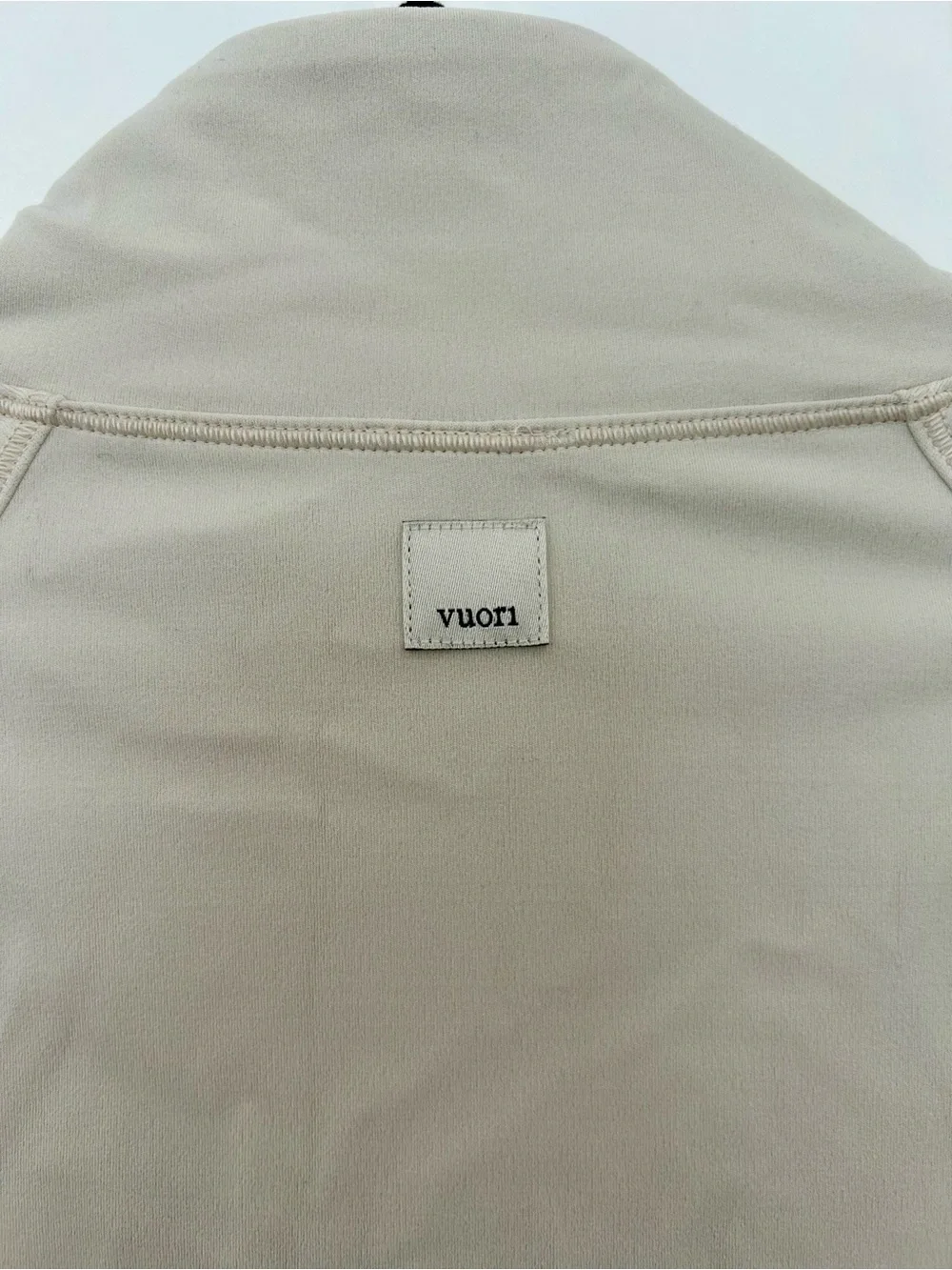 Vuori AllTheFeels Full Zip Jacket in Bone Size Medium - Picture 6 of 8